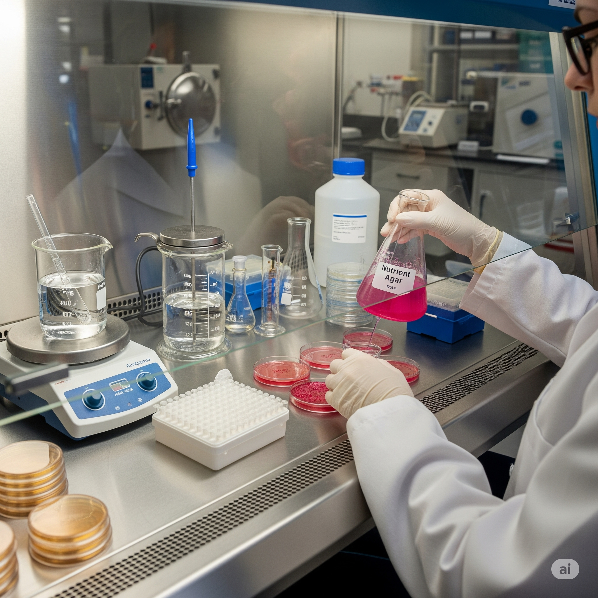 انواع محیط کشت میکروب شناسی